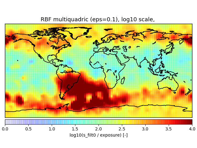 The largest object ever measured by the Timepix radiation detector was the Earth i.e., its Low Orbit at the altitude of roughly 500 km. This map of cosmic radiation was created by a Timepix detector on the VZLUSAT-2 nanosatellite. It was part of the RITE payload It presents a demonstration of the novel use of a miniaturized X-ray telescope in orbit, and is the first use of Rigaku X-ray optics and ADVACAM's Timepix detector. The South Atlantic Anomaly is clearly visible as well as other properties of Earth’s magnetic field. Courtesy of Tomáš Báča, ČVUT FEL.