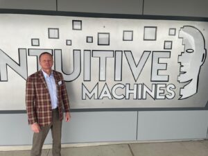 Jan Sohar at the Intuitive Machines HQ