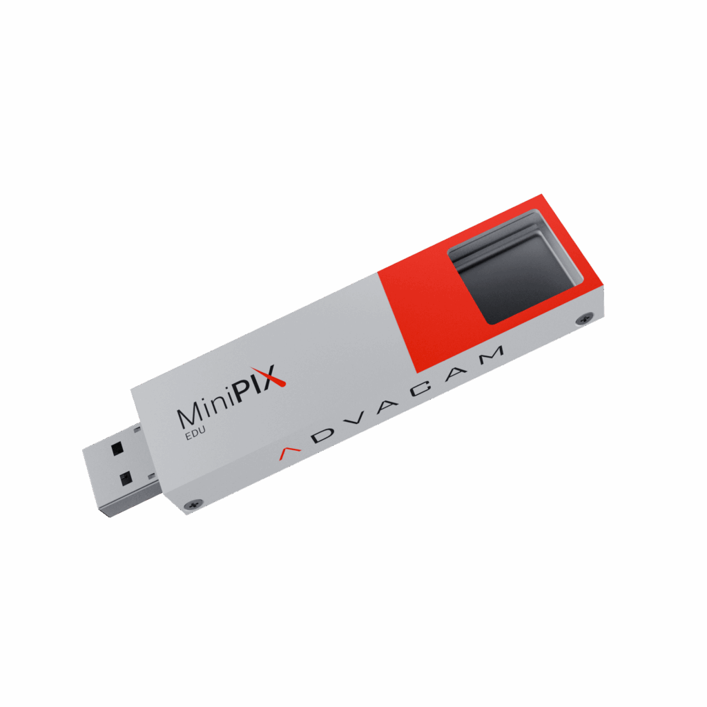 MiniPIX EDU - Lightweight Miniaturized Photon-Counting Camera Timepix Detector by ADVACAM for visualizing radiation in the classroom.